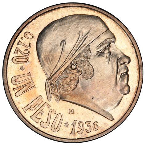 1 Peso (Pattern; Cacheton; Silver) .